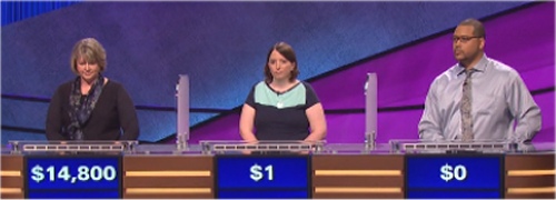 Final Jeopardy results for Wednesday, May 4, 2016