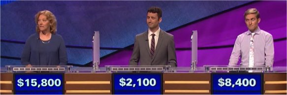 Final Jeopardy (5/8/2017) Gail Ansheles, George Deane, Graham Toben