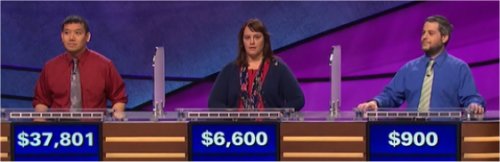 Final Jeopardy (6/1/2017) Joe Nguyen, Christie Burke, Coby Klein