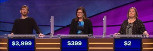 Final Jeopardy (6/12/2017) Tucker Dunn, Liz Kuster, Janna Seals