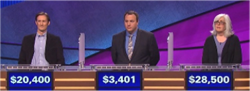 Final Jeopardy Results for Thursday, June 16, 2016