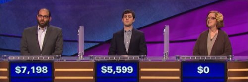 Final Jeopardy (6/19/2017) Peter Guekguezian, Jeremy Fassler, Barbara Fox