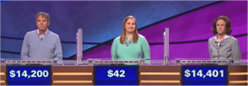 Jeopardy 6-29-16: Harris Stutman, Addie Kluemper and Christie O'Shaugnessy