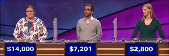 Final Jeopardy (6/6/2017) Chantelle Schofield, Mike Ponterotto, Tracy Bacon