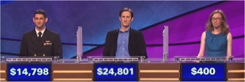 Final Jeopardy Results for Wednesday, June 8, 2016