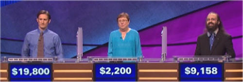 Final Jeopardy Results for Thursday, June 9, 2016