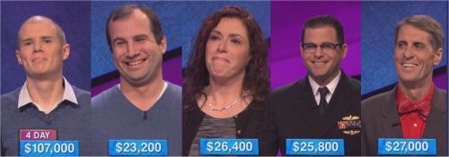 Jeopardy! champs prizes for the week of February 22, 2016