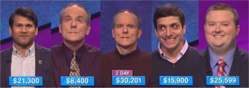 Jeopardy! champs prizes for the week of April 4, 2016