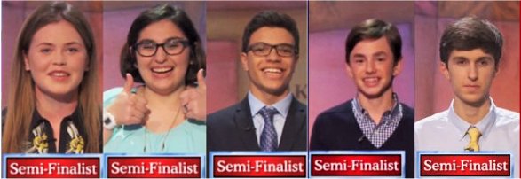 2016 Teen Tournament Semi-Finalists