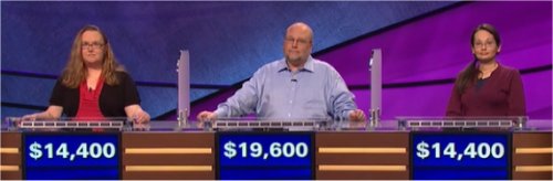 Final Jeopardy (7/12/2017) Kelly Lasiter, Gavin Bouchert, Sara-Jane Whitaker