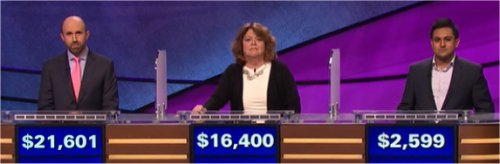 Final Jeopardy (7/6/2017) Jon Eisenman, Rishi Sangani, Liz Reardon