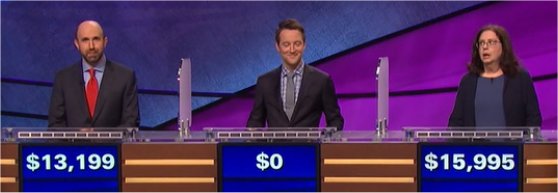 Final Jeopardy (7/7/2017) Jon Eisenman, Josh Hamilton and Susan Corica