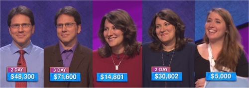Jeopardy Champs: Week of 10-26-15