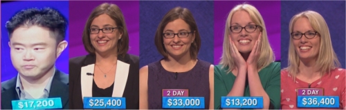 Jeopardy champ, Season 32, Week 1