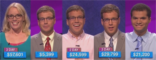 Jeopardy Champs: September 21-25, 2015