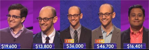 Jeopardy Champs: week of 6-22-15